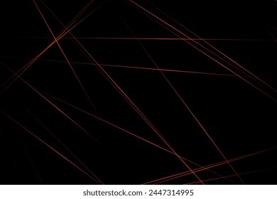 Abstract black with red lines, triangles background modern design. Vector illustration EPS 10.