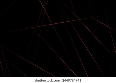 Abstract black with red lines, triangles background modern design. Vector illustration EPS 10.