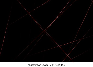 Abstract black with red lines, triangles background modern design. Vector illustration EPS 10.
