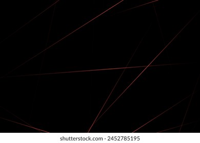 Abstract black with red lines, triangles background modern design. Vector illustration EPS 10.