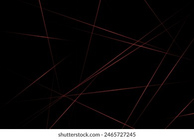 Abstract black with red lines, triangles background modern design. Vector illustration EPS 10.