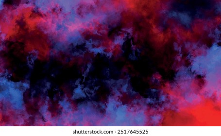 Abstrakte schwarze und rote Farbe Wand Zement Textur. 	
Ein atemberaubender Nebel voller leuchtender Rosa-, Lila- und Blautöne,