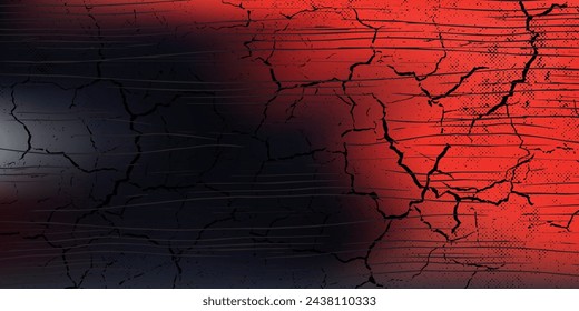 Resumen Negro Rojo Rasguño Marco Grunge Dibujo Textura En Fondo Blanco