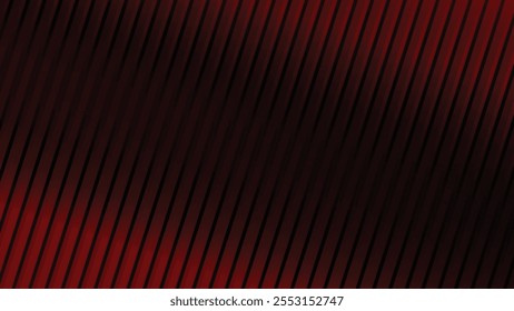 Abstract black and red stripes line gradient background for backdrop or presentation