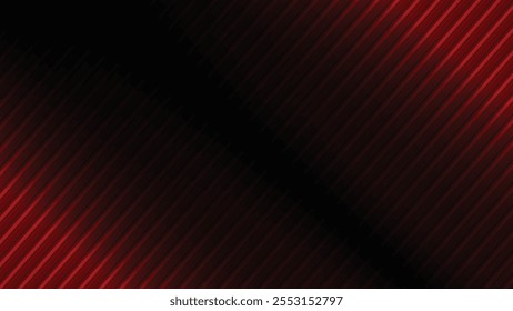 Abstract black and red stripes line gradient background for backdrop or presentation