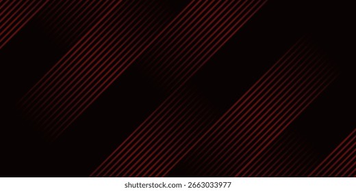 Abstract black and red stripes line gradient background for backdrop or presentation