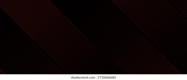 Fundo de gradiente de linha de faixas preto e vermelho abstrato para plano de fundo ou apresentação