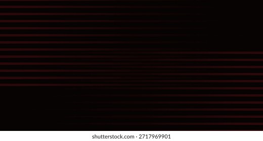 Fundo de gradiente de linha de faixas preto e vermelho abstrato para plano de fundo ou apresentação