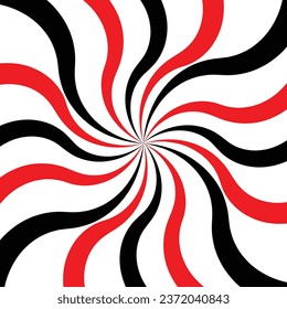 abstract black red swirl wave pattern background.