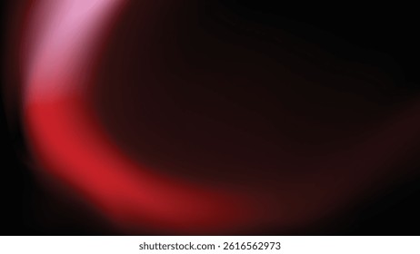 Abstract black, red, and white gradient mesh background vector illustration with a curved design. Perfect for web banners, posters, covers, templates, brochures, wallpapers, and flyers.