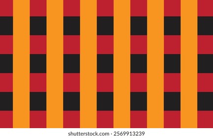 Abstract Black Red and Yellow Checkered Pattern Background (1)