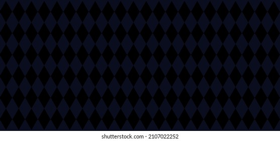 Abstract black rhombus on blue background. Vector graphic illustrator.