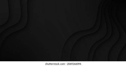 Abstract black sand texture background. Vector illustration.
