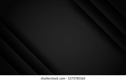 Abstract. Black shape overlab background. light and shadow. Vector.