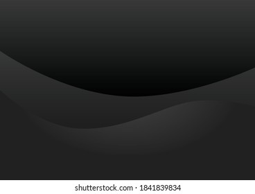 Abstract black shapes for background