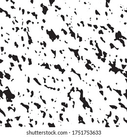 Abstract black shapes on white background seamless pattern texture or background vector illustration