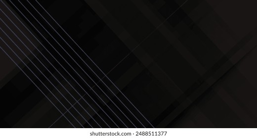 abstract black and silver are light gray with white the gradient is the surface with templates metal texture soft lines tech diagonal background black dark sleek clean modern. vector eps 10