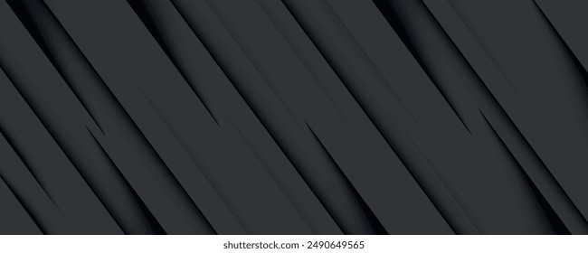 abstract black and silver are light gray with white the gradient is the surface with templates metal texture soft lines tech diagonal background black dark sleek clean modern.