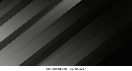 abstract black and silver are light gray with white the gradient is the surface with templates metal texture soft lines tech diagonal background black dark sleek clean modern.
