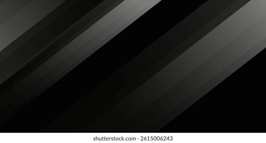 abstract black and silver are light gray with white the gradient is the surface with templates metal texture soft lines tech diagonal background black dark sleek clean modern.