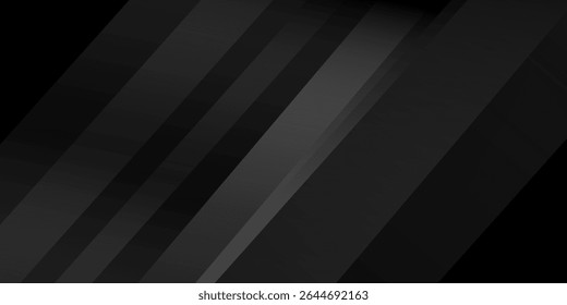 abstract black and silver are light gray with white the gradient is the surface with templates metal texture soft lines tech diagonal background black dark sleek clean modern.