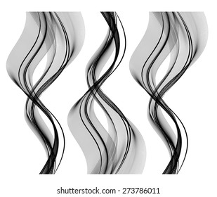 Abstract black smooth lines