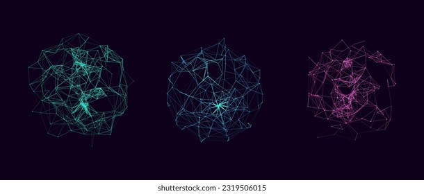 Abstract black smooth wave on a white background. Dynamic sound wave. Design element. Vector illustration.
