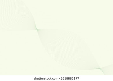 Abstract Black smooth wave on a white background. Dynamic sound wave. Design element. Vector illustration.Abstract vector black and white background with wavy lines.colorful wave gradient lines on whi