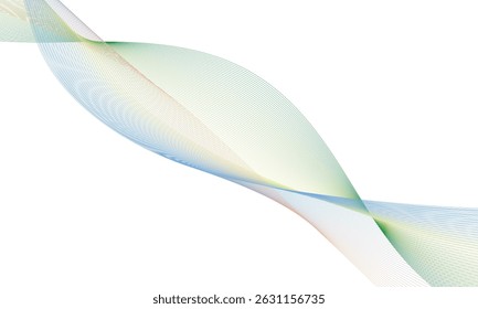 Abstrakte schwarze glatte Welle auf weißem Hintergrund. Dynamische Klangwelle. Design-Element. Vektorgrafik.Abstrakter schwarz-weißer Vektorhintergrund mit wellenförmigen Linien.