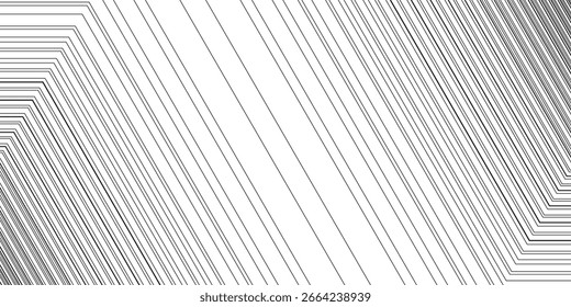 Abstract Black smooth wave on a white background. Dynamic sound wave. Design element. Vector illustration. eps10