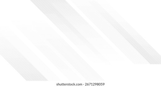 Abstract Black smooth wave on a white background. Dynamic sound wave. Design element. Modern trendy design in vector illustration