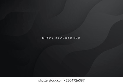 abstract black soft diagonal shape light and shadow wavy background. eps10 vector