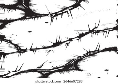 Padrão de Grunge preto espirrado tinta preto abstrato