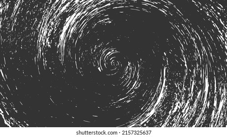 Abstract black spiral background. Design circles of lines of particles, fragments, dot. Maze. Target. Hypnosis. Flow of energy. Poster technology, medicine. business, social networks. Vector.