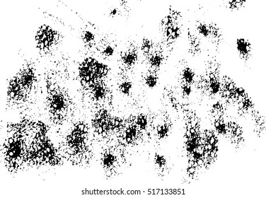 Abstract black sponge stains texture. Design for your brushes and grunge effects.