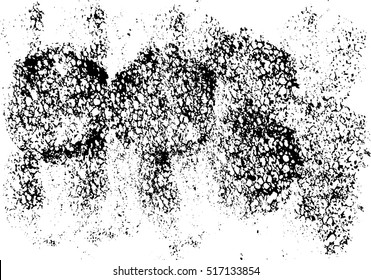 Abstract black sponge stains texture. Design for your brushes and grunge effects.