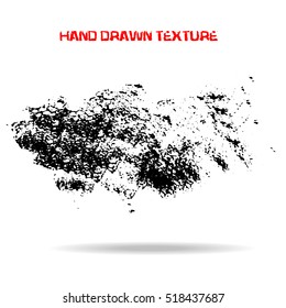 Abstract black sponge stains texture. Design for your brushes and grunge effects.