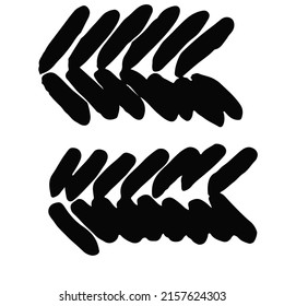 abstract black spots in doodle style. for abstract design in modern style.