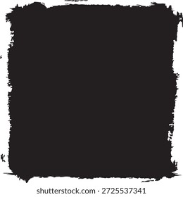 Abstract Black Square Frame Design