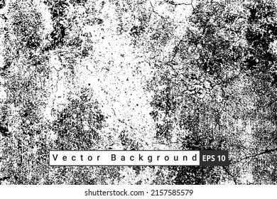 Abstract Black stamp distress rough vector background. Black grunge texture for background
