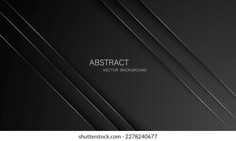 Abstract black steel mesh background with silver glowing lines with free space for design. Modern technology innovation concept background. Perforated dark red metal sheet for background image.	