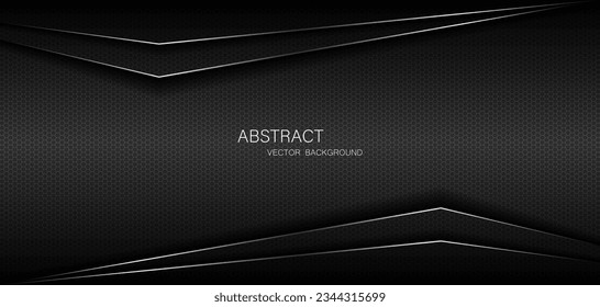 Abstract black steel mesh background with silver glowing lines with free space for design. Modern technology innovation concept background. Perforated dark red metal sheet for background image.	