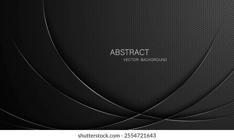Abstract black steel mesh background with silver glowing lines with free space for design. Modern technology innovation concept background. Perforated dark red metal sheet for background image.	