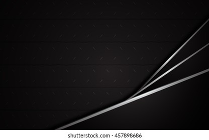 abstract black steel texture pattern design metallic frame cover background sports tech concept