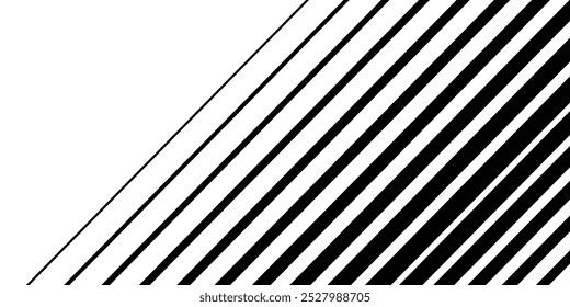 Abstract black stripe lines on white background vector illustration