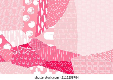 Abstract black strokes, Hand sketched Vector Pattern. Retro abstract pattern in geometric style. Abstract multicolored geometric pattern.	
