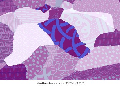 Abstract black strokes, Hand sketched Vector Pattern. Abstract background in geometric style. Abstract multicolored geometric pattern	
