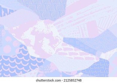 Abstract black strokes, Hand sketched Vector Pattern. Abstract background in geometric style. Abstract multicolored geometric pattern	
