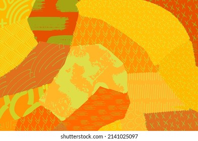 Abstract black strokes, Hand sketched Vector Pattern. Abstract background in geometric style. Abstract multicolored geometric pattern	
