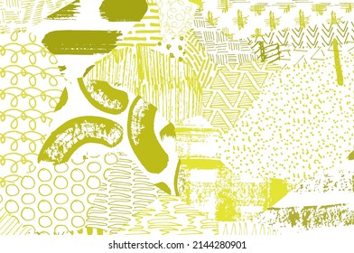 Abstract black strokes, Hand sketched Vector Pattern. Abstract background in geometric style. Abstract multicolored geometric pattern	